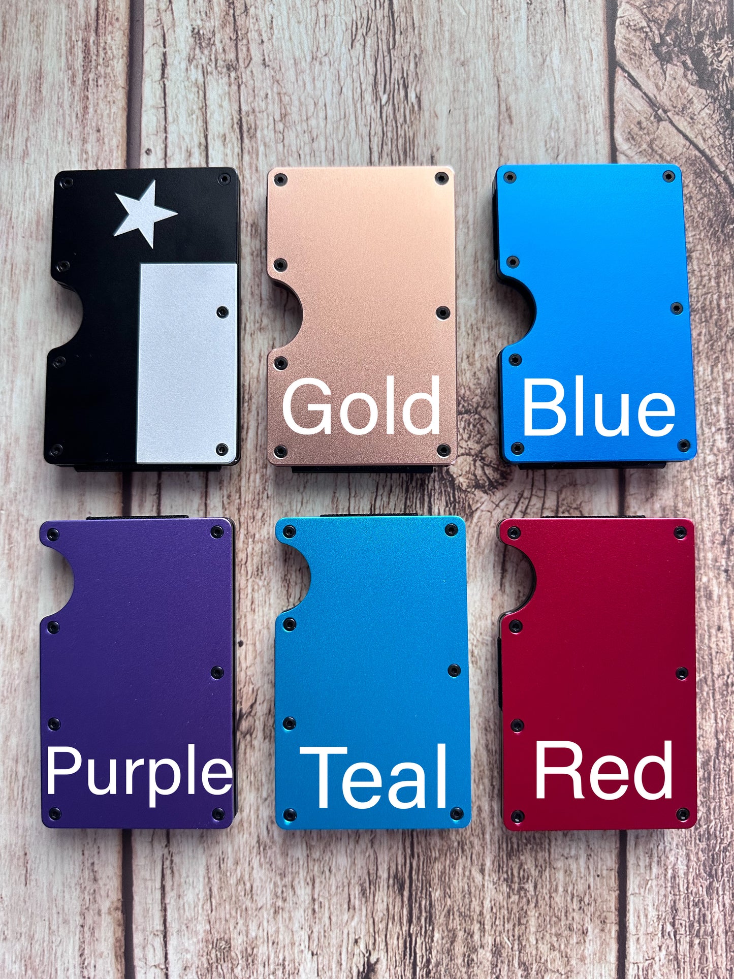 State Flag Series - Minimalist RFID Protection Metal Wallet