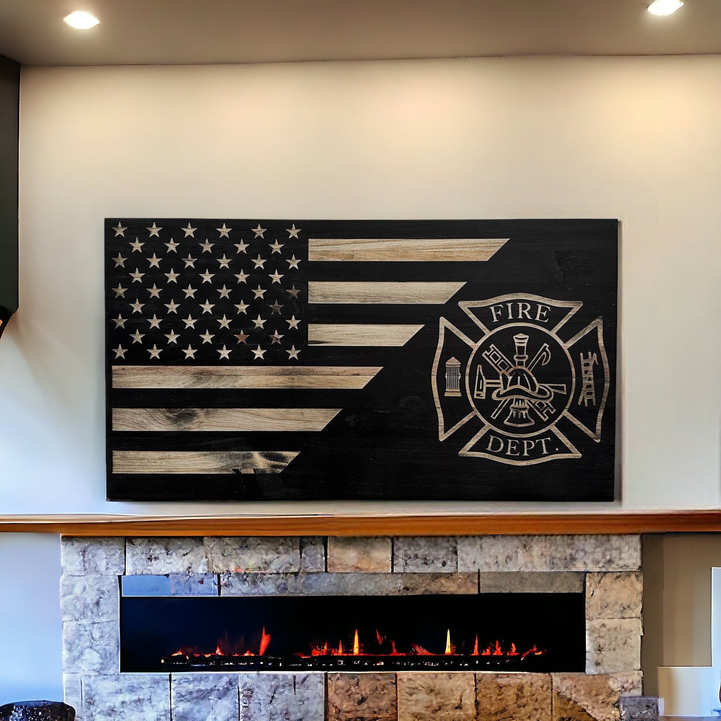 Firefighter American Flag