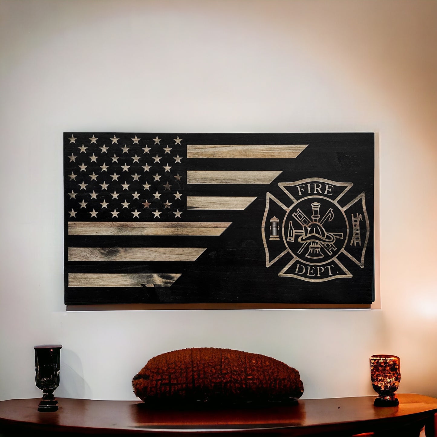 Firefighter American Flag