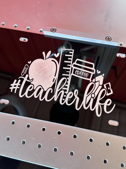 Teacher License Plate