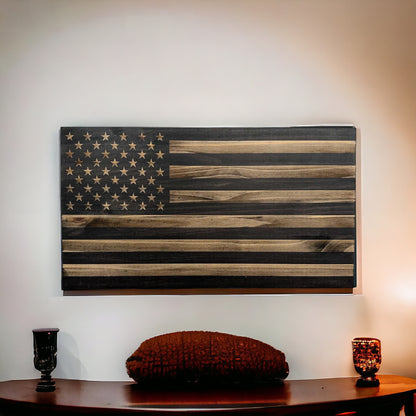 Wooden American Flag