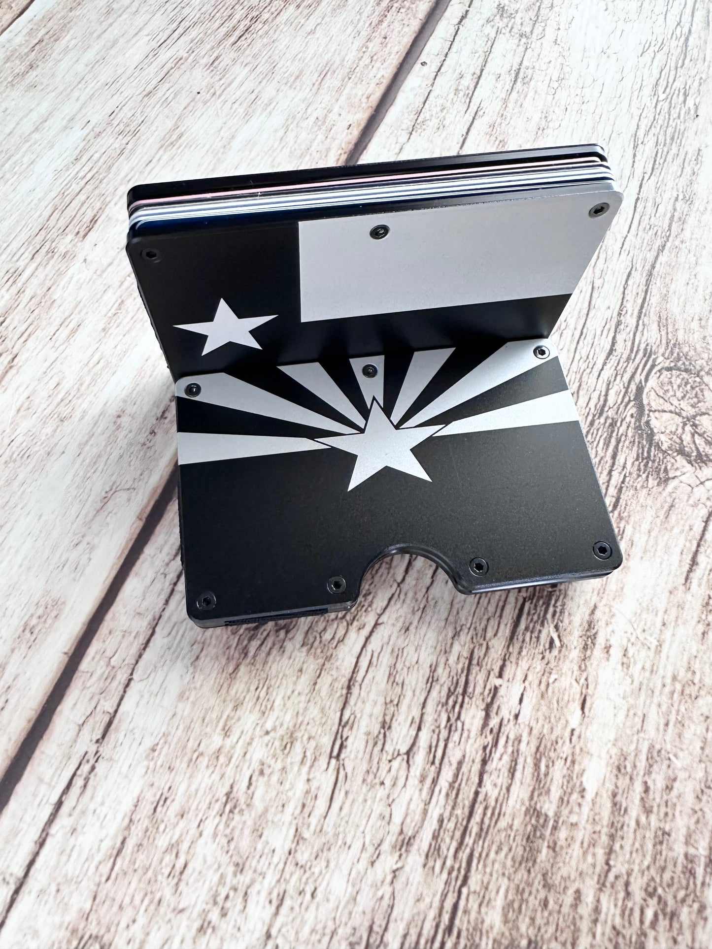State Flag Series - Minimalist RFID Protection Metal Wallet